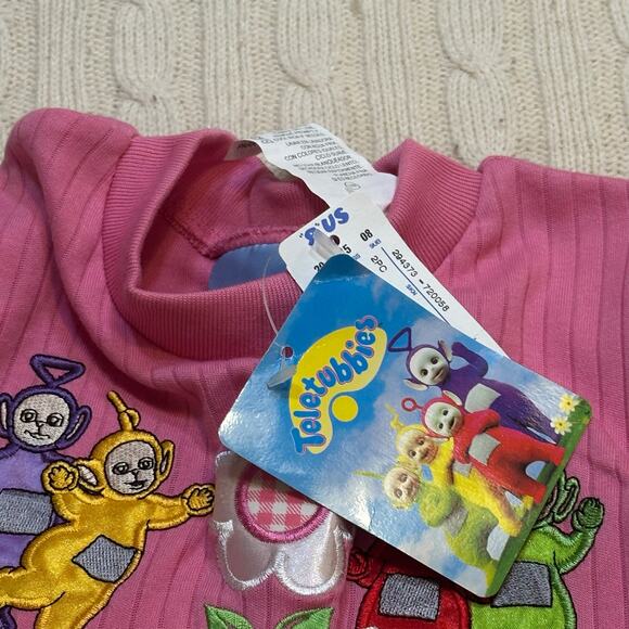 New Teletubbies Short Sleeve Swing T-Shirt sz 3T Embroidered Teletubbies Shirt - Picture 7 of 8